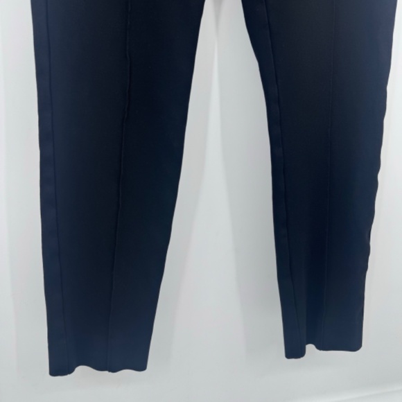 Everlane Pants Women 12 Black Skinny Stretch Zipper Mid Rise Office Career Ankle - Picture 3 of 12